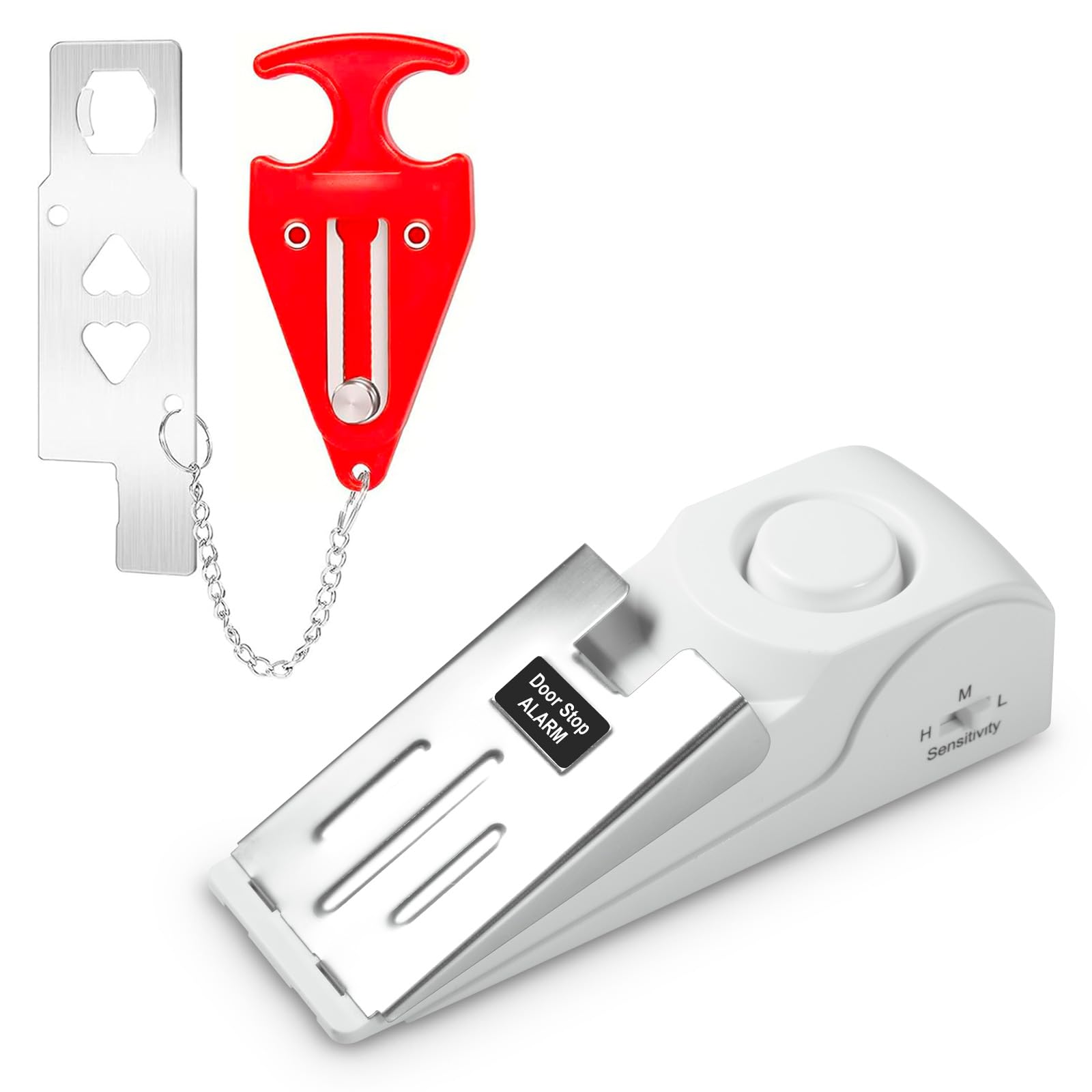 Home Security Installation - Portable Door Stop Alarm Traveling Hotel