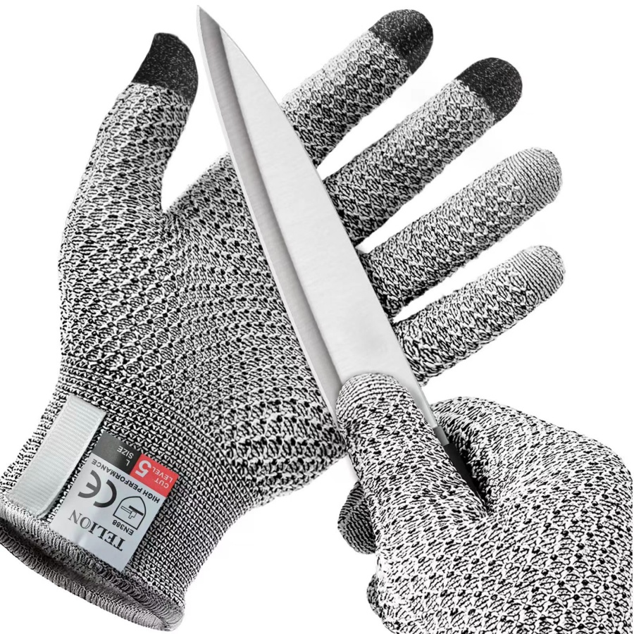 Home Security Measures - Cut Resistant Work Gloves Level 5