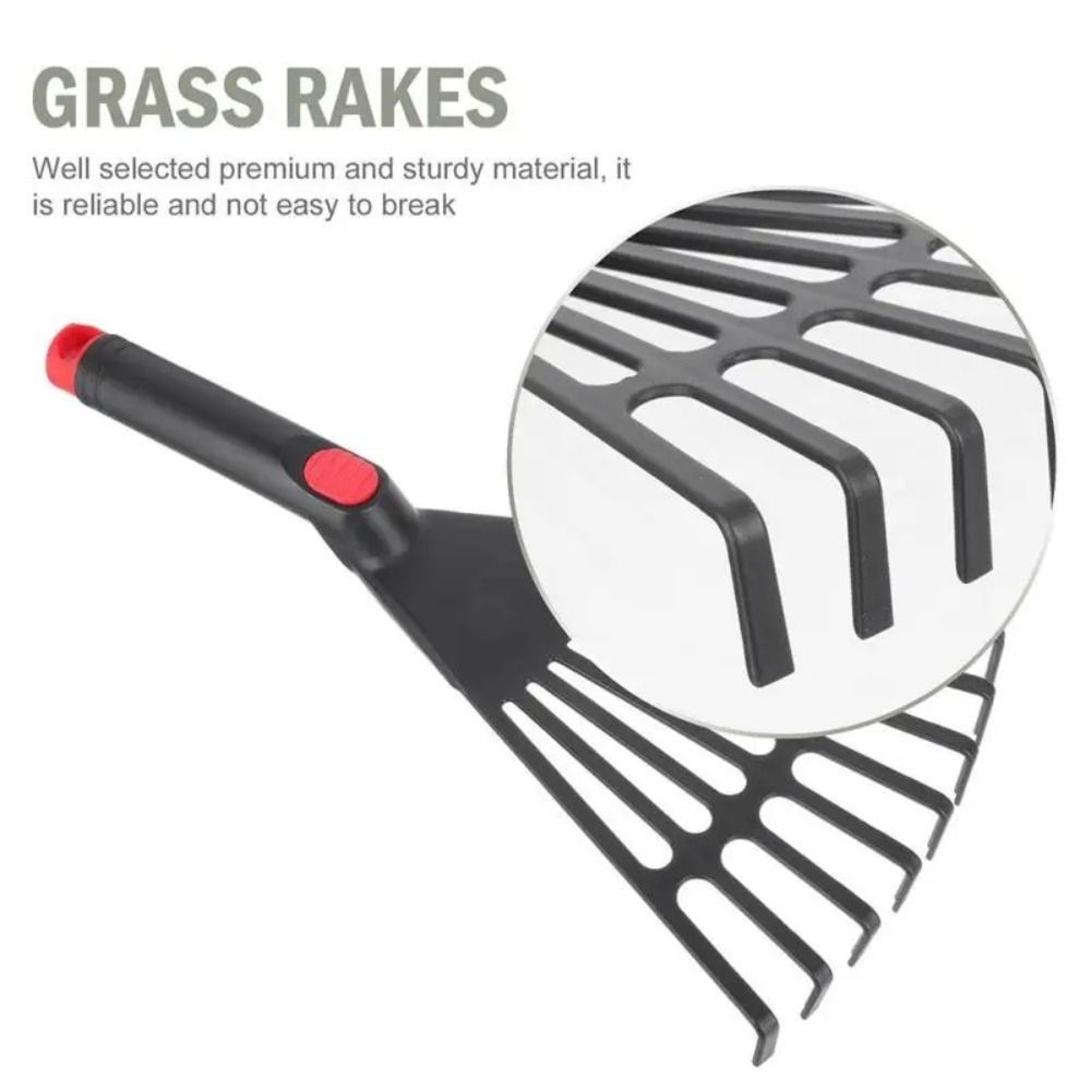 Home Security Measures - Professional Plastic Garden Grass Leaf Rake