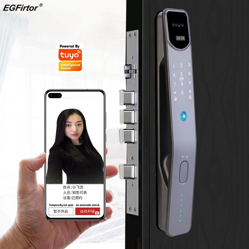 Door Lock Smart Keypad - Tuya Wifi Zigbee Vân Tay Điện