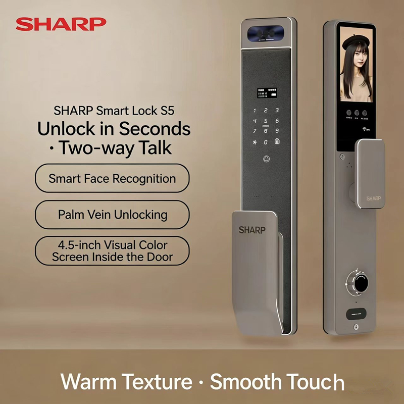 Door Lock Smart Keypad - Sharp S5-FV Fully Automatic Smart Lock