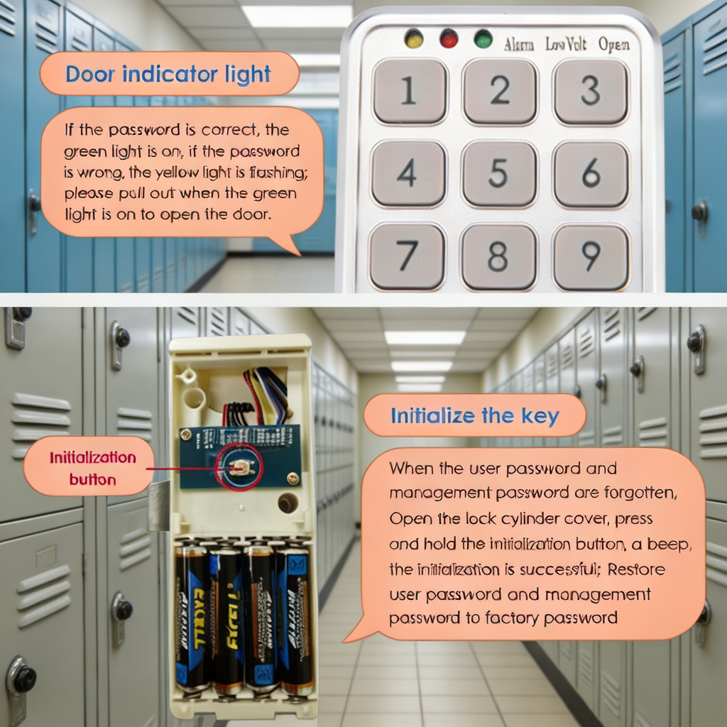 Door Lock Smart Keypad - Smart Digital Password Drawer Lock Cabinet