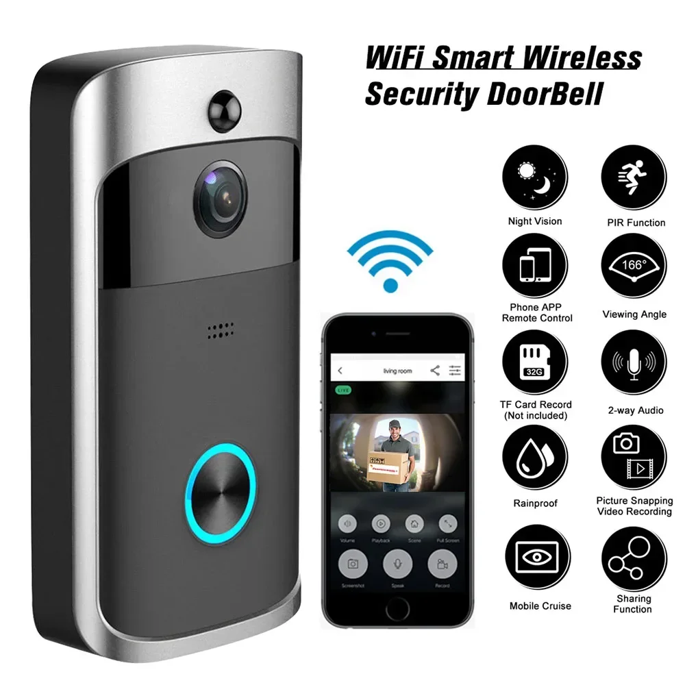 Home Security Wireless Cameras - 720P HD Smart Home Wireless WIFI