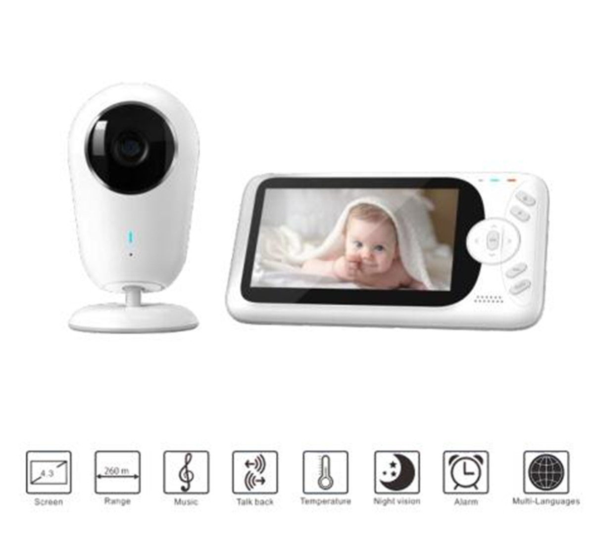 4.3inch 1080P Full HD Wireless - đánh giá và giá Home Security Wireless Cameras