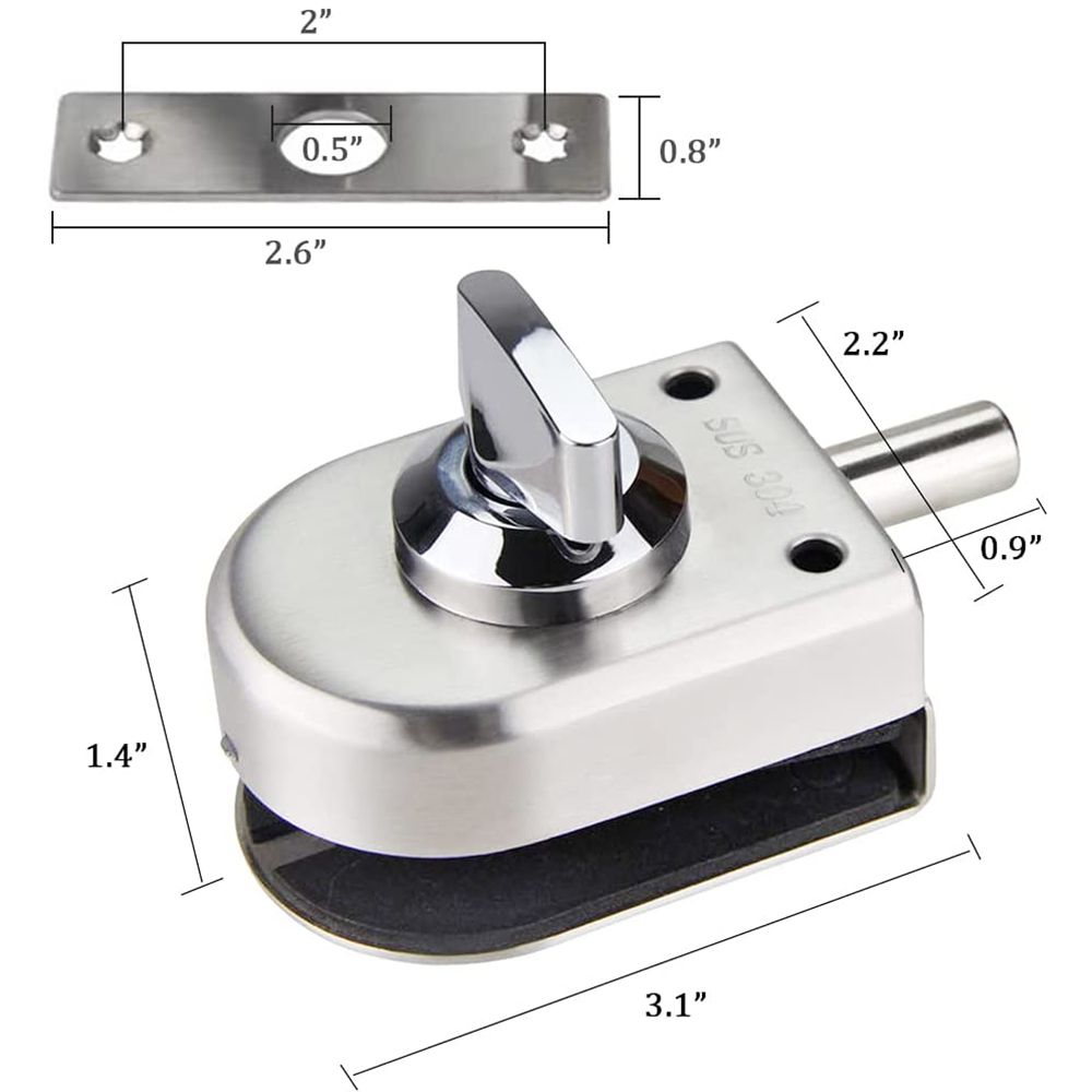 Bathroom Office Anti-Theft Hom - đánh giá và giá Home Security Door Lock
