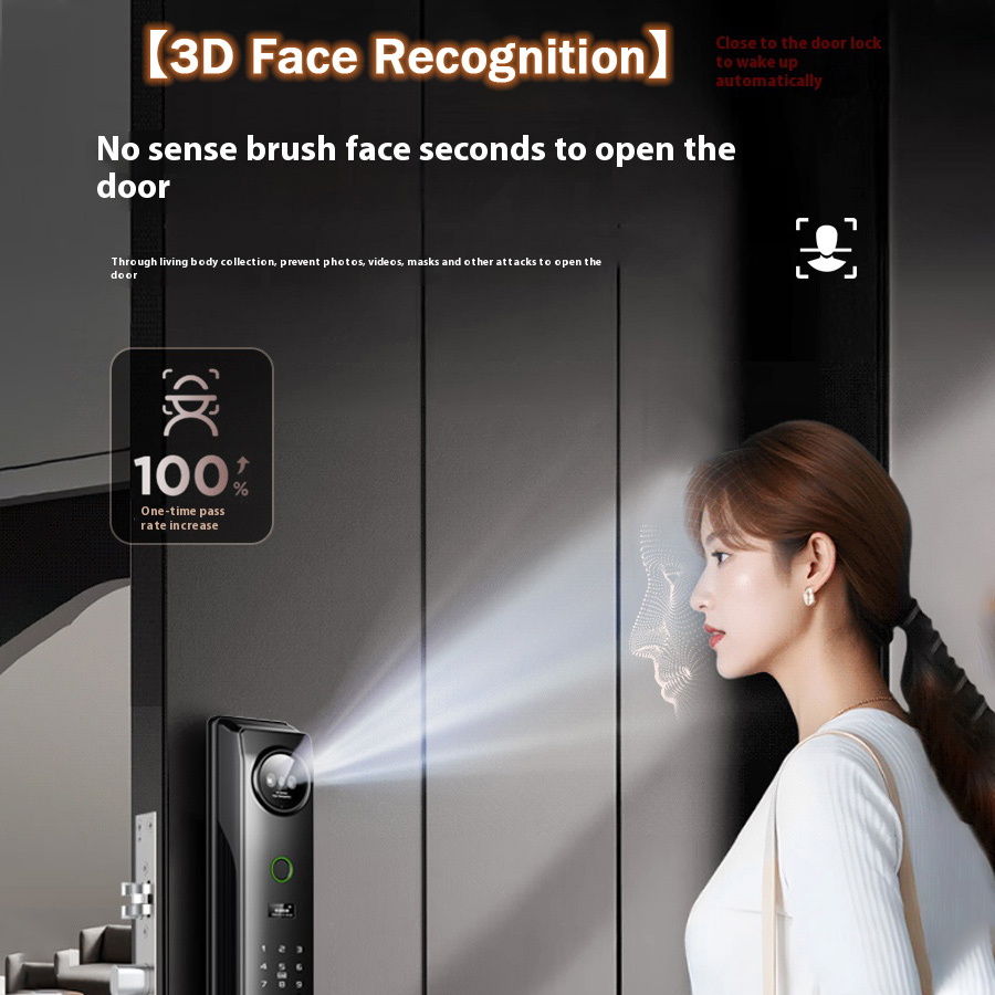 Glomarket Tuya Wifi 3d Face Re - đánh giá và giá Door Lock Smart Keypad
