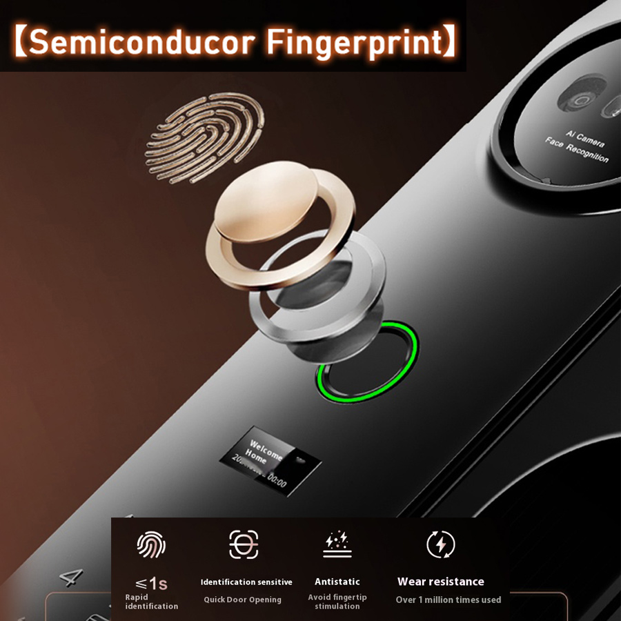 Glomarket Tuya Wifi 3d Face Re - đánh giá và giá Door Lock Smart Keypad
