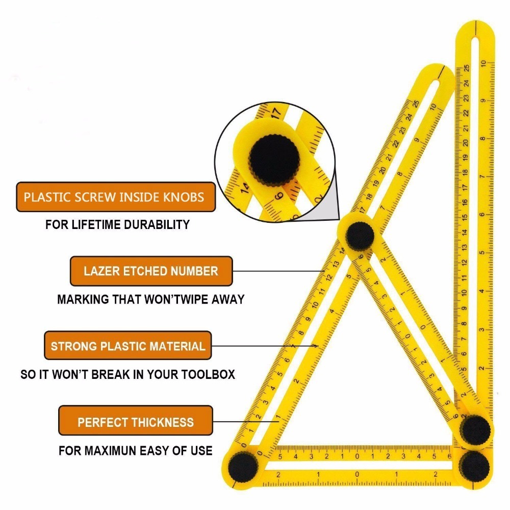 Protractor Multi Angle Ruler T - đánh giá và giá Home Security Measures