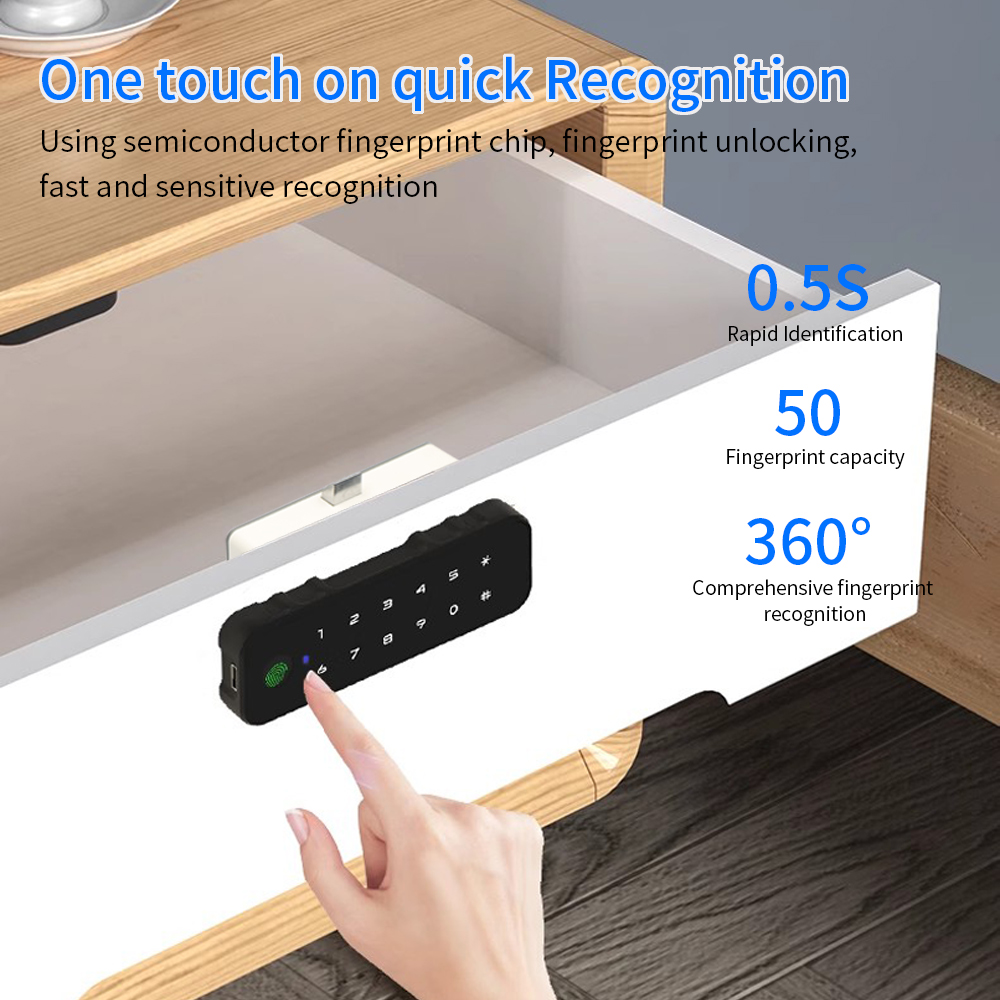 Tuya Bluetooth Smart Wood Cabi - đánh giá và giá Home Security Door Lock