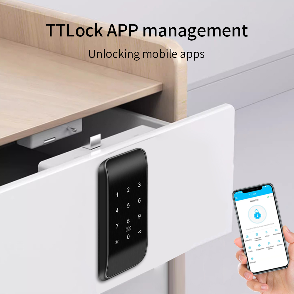 TTLOCK APP Smart Cabinet Lock  - đánh giá và giá Door Lock Smart Keypad