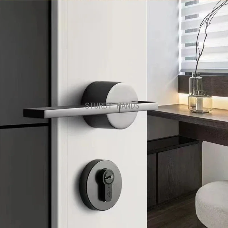 Zinc alloy indoor key lock mod - đánh giá và giá Home Security Door Lock