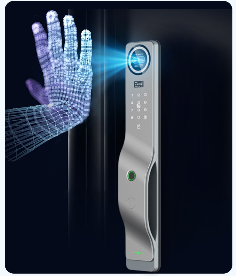 3D-Face Recognition Wifi Tuya  - đánh giá và giá Door Lock Smart Keypad