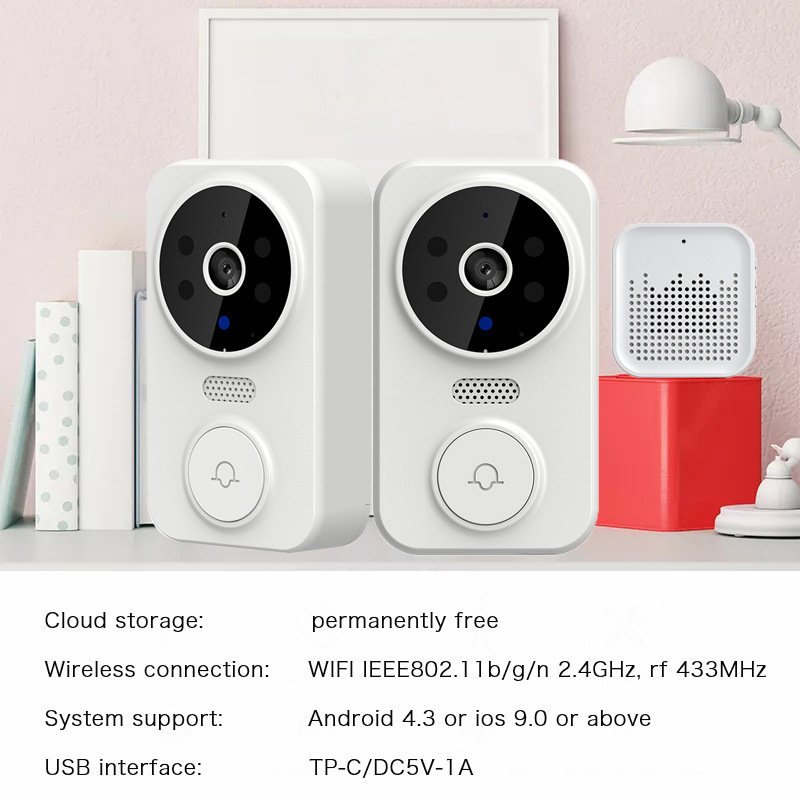 Tuya WIFI Doorbell Smart Home  - đánh giá và giá Home Security Wireless Cameras