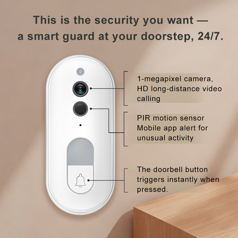 Tuya Smart Video Doorbell Wire - đánh giá và giá Home Security Wireless Cameras