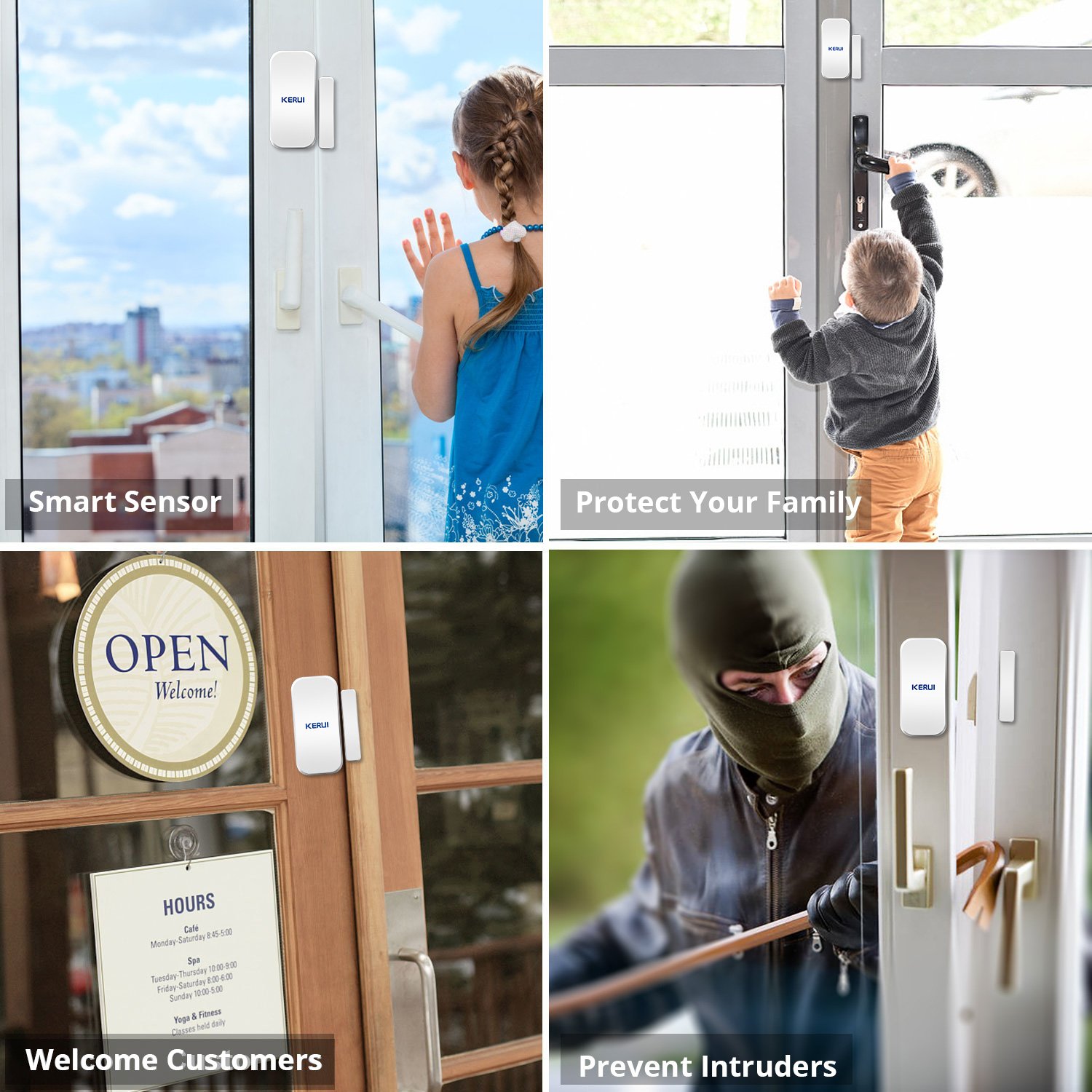 KERUI D035 433MHz Wireless Win - đánh giá và giá Home Security Services