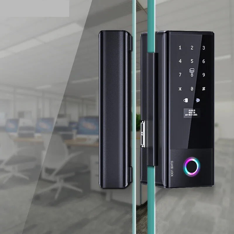Ttlock Ble Glass Door Lock Sma - đánh giá và giá Door Lock Smart Keypad