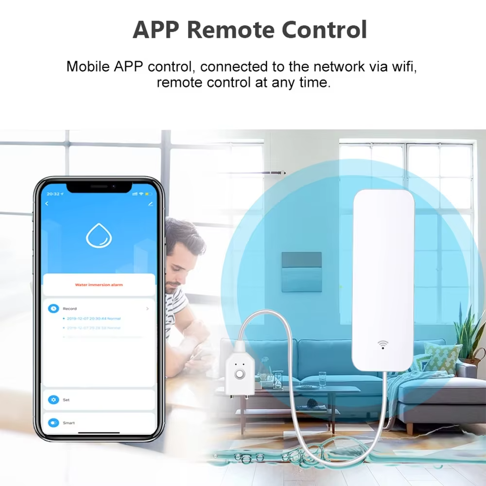 ZigBee WiFi Water Leak Sensor  - đánh giá và giá Home Security Gadgets