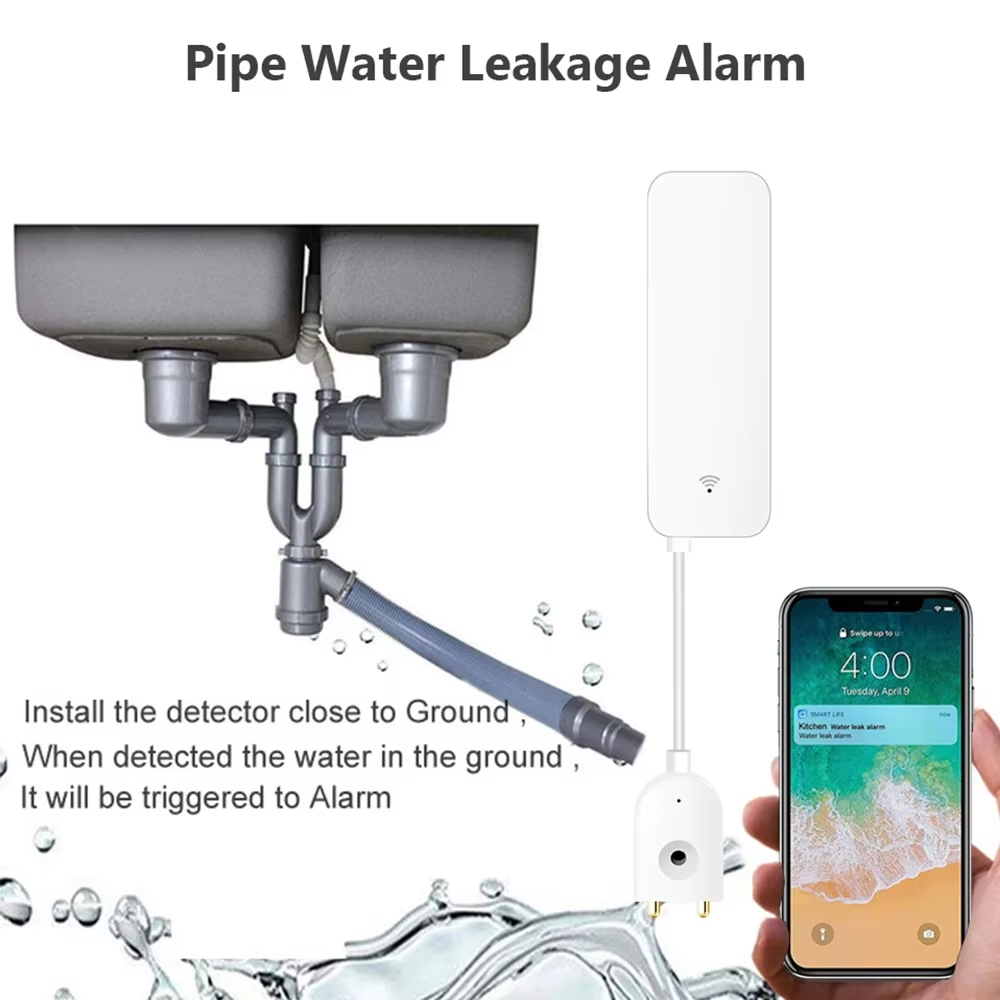 ZigBee WiFi Water Leak Sensor  - đánh giá và giá Home Security Gadgets