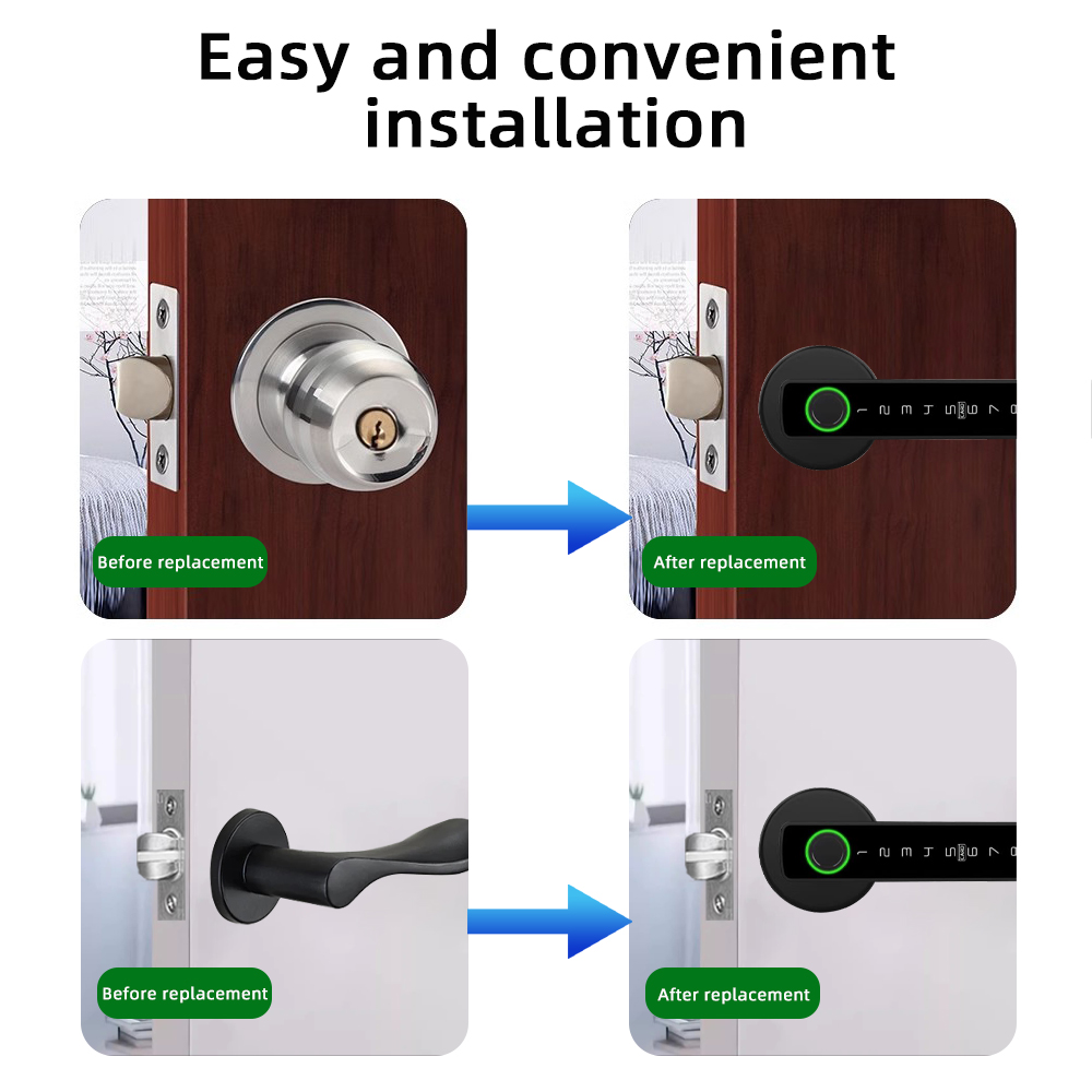 RAYKUBE M5 Tuya BLE Smart Fing - đánh giá và giá Door Lock Smart Keypad