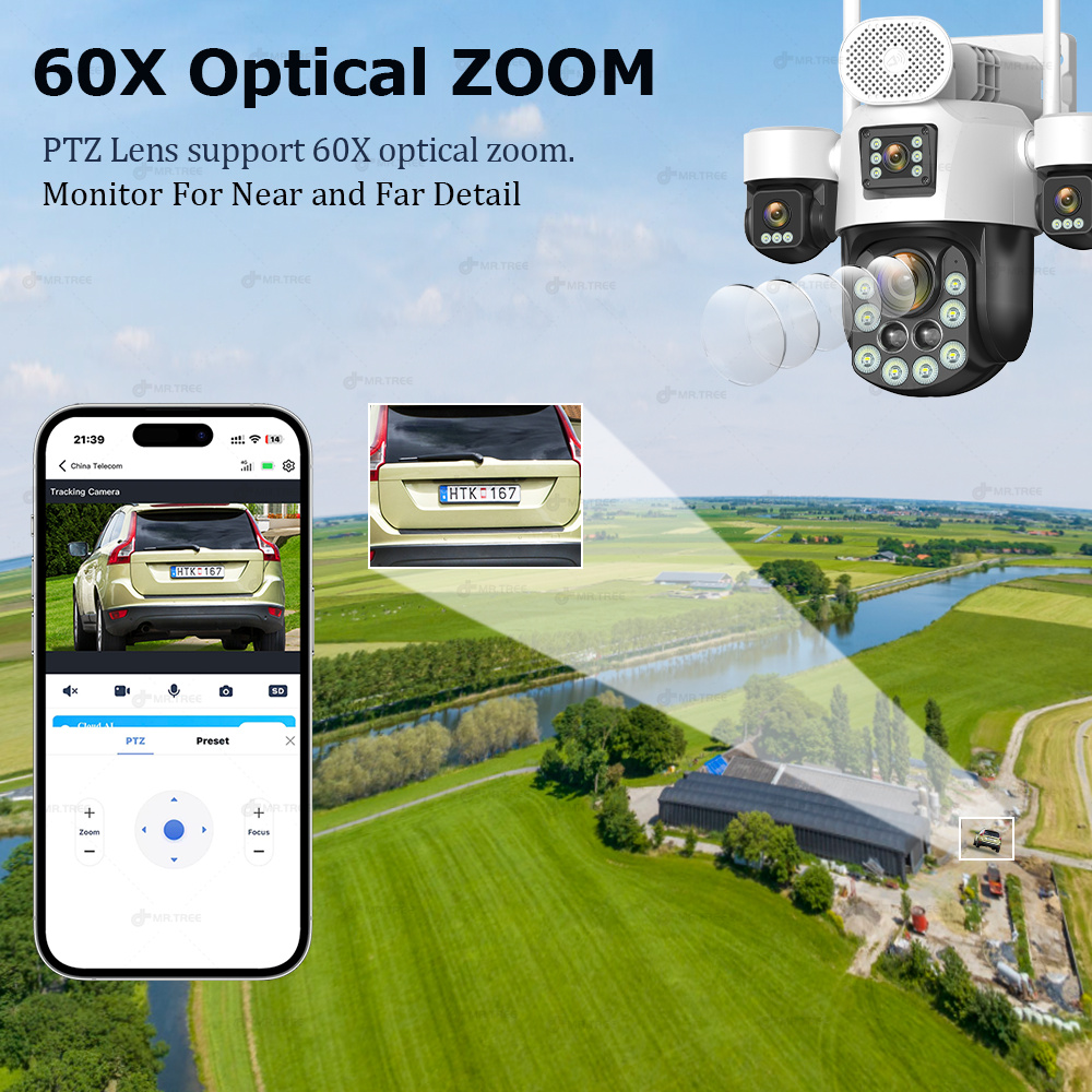 AOV Four Lens Outdoor Surveill - đánh giá và giá Home Security Installation