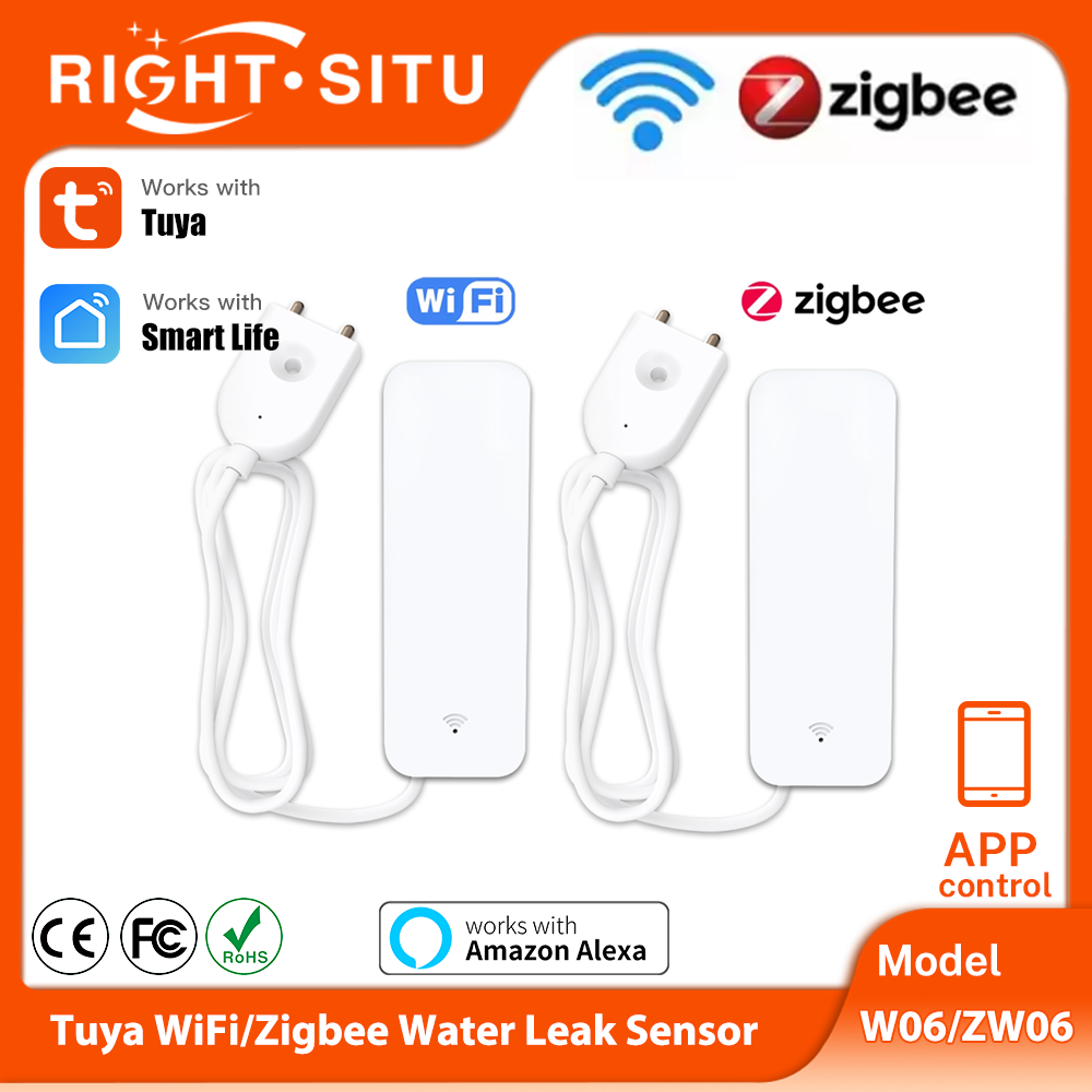 Tuya WiFi Zigbee Water Sensor  - đánh giá và giá Home Security Gadgets