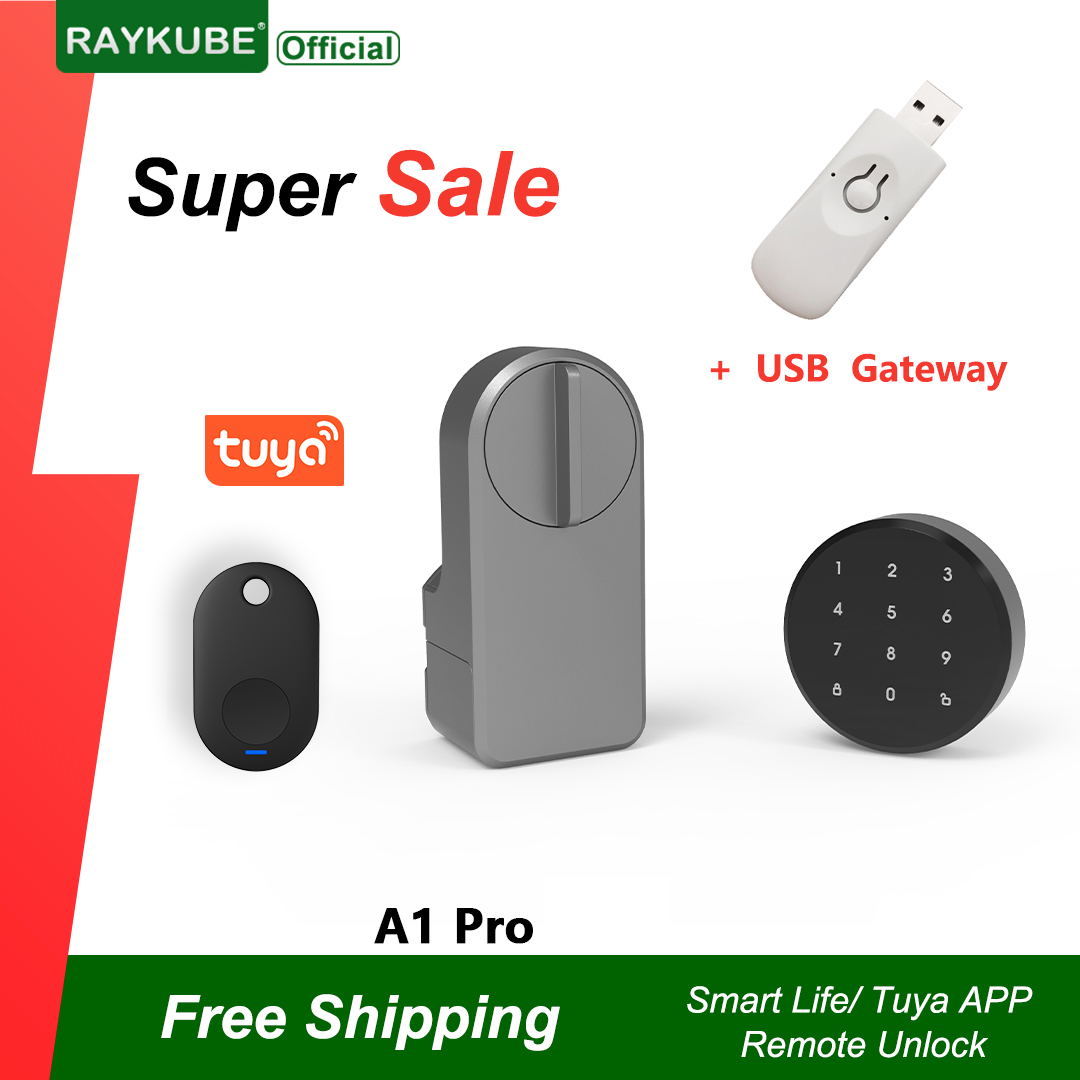 RAYKUBE A1 Pro Tuya BEL Smart  - đánh giá và giá Door Lock Smart Keypad