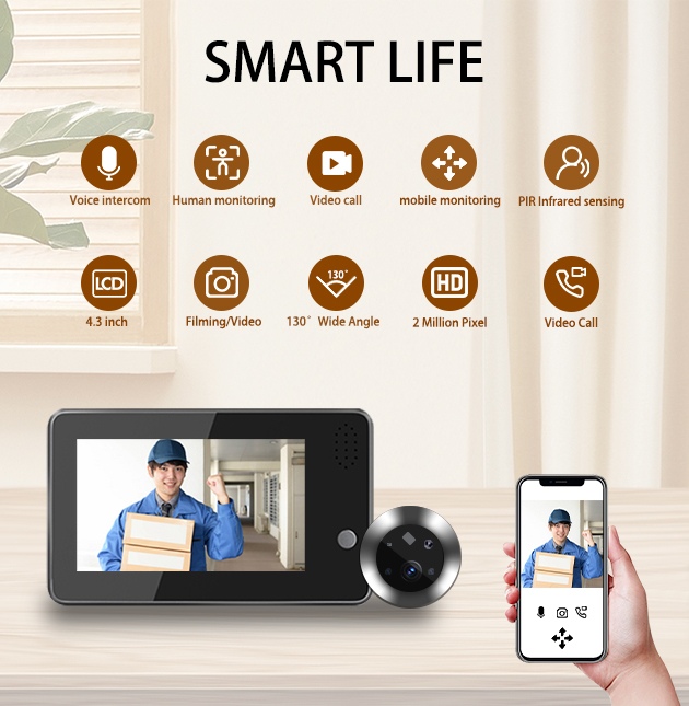 4.3inch Tuya Smartlife WiFi Do - đánh giá và giá Home Security Wireless Cameras