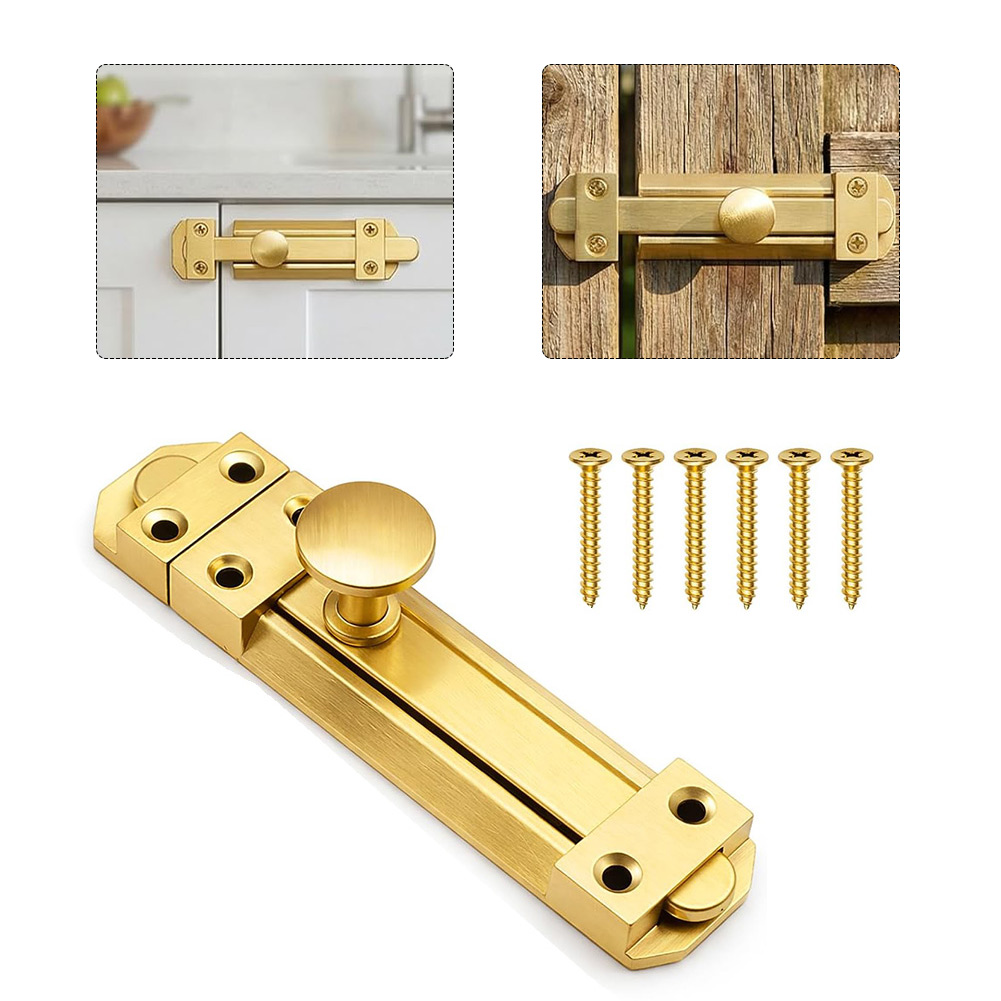 5 Inch Solid Brass Sliding Doo - đánh giá và giá Home Security Door Lock
