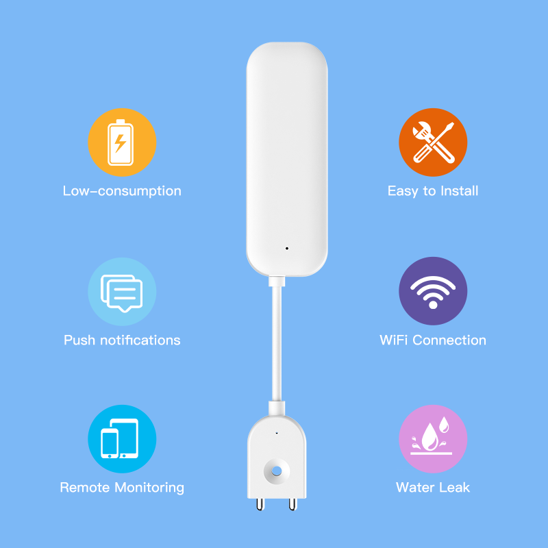 Tuya WiFi ZigBee Water Sensor  - đánh giá và giá Home Security Gadgets