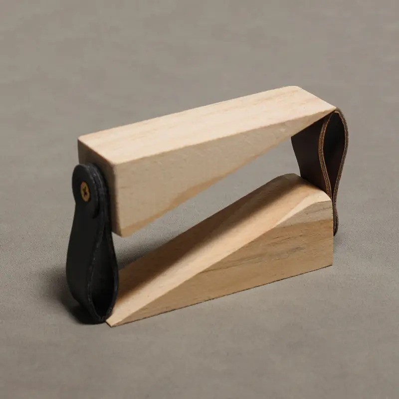 1pc Solid Wood Door Stopper -  - đánh giá và giá Home Security Jammers