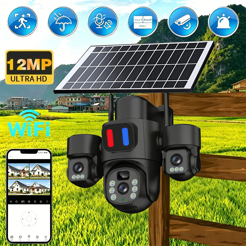 Solar WiFi PTZ Camera Outdoor  - đánh giá và giá Home Security Wireless Cameras