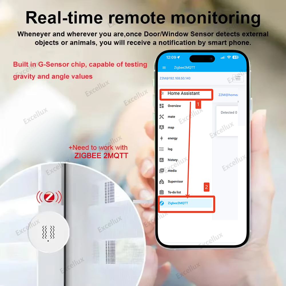 Zigbee 3.0 Smart Vibration Sen - đánh giá và giá Home Security Gadgets