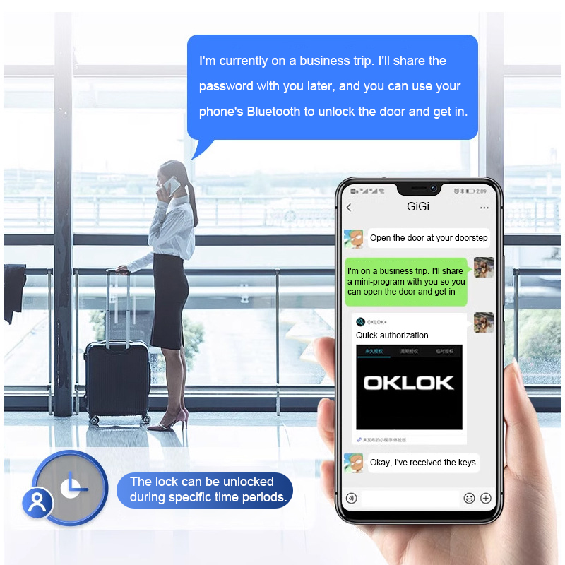 Intelligent Padlock Hang Desig - đánh giá và giá Home Security Door Lock