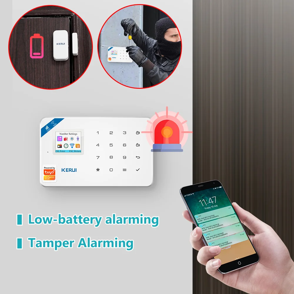 KERUI W181 Alarm System Securi - đánh giá và giá Home Security Wireless Cameras