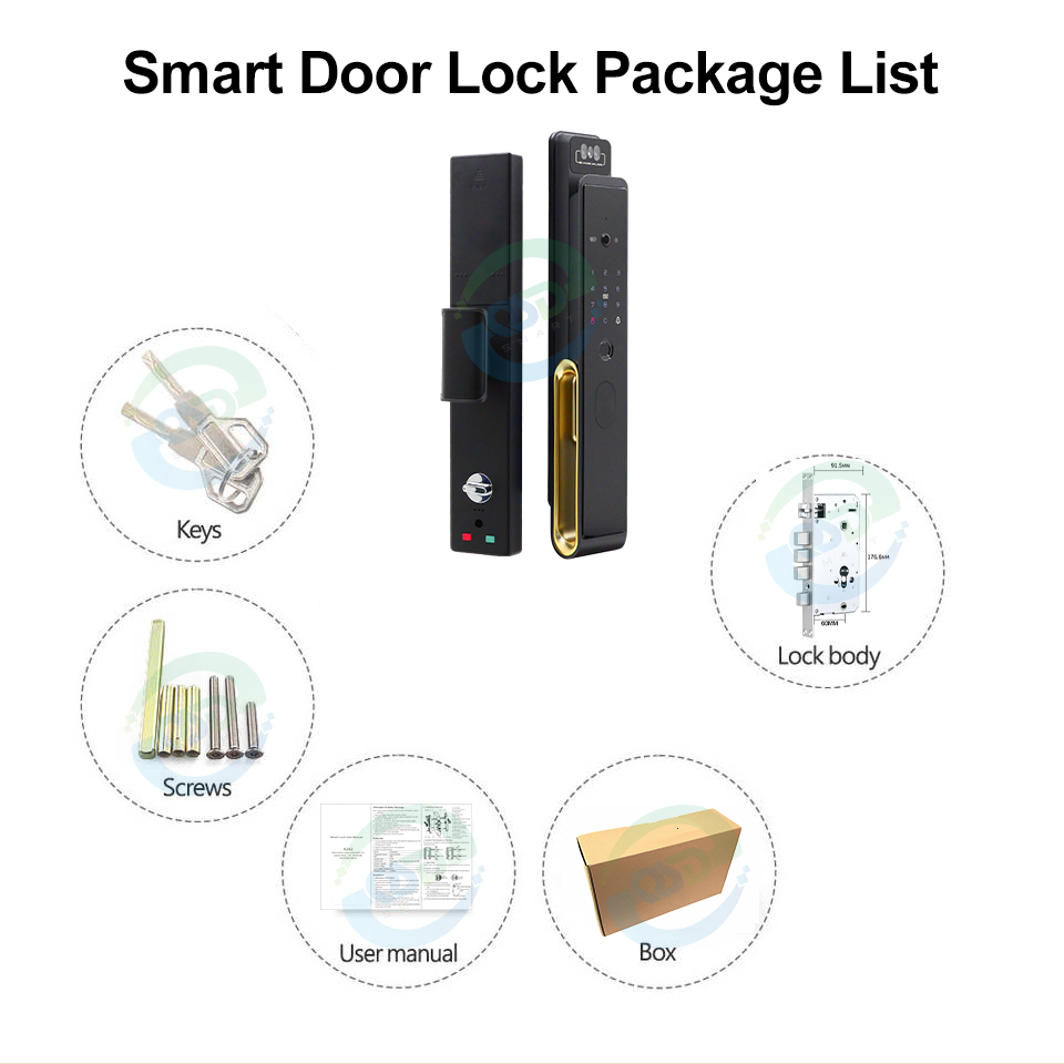 WiFi Video Intercom Face Door  - đánh giá và giá Door Lock Smart Keypad
