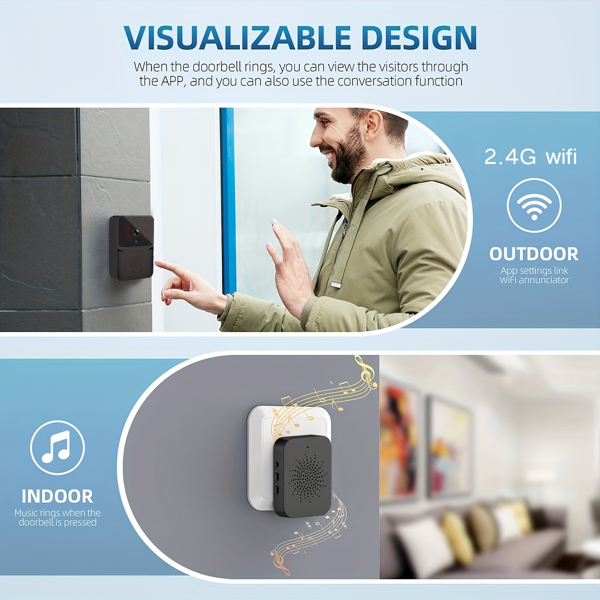 Tuya Wireless Smart Video Door - đánh giá và giá Home Security Wireless Cameras